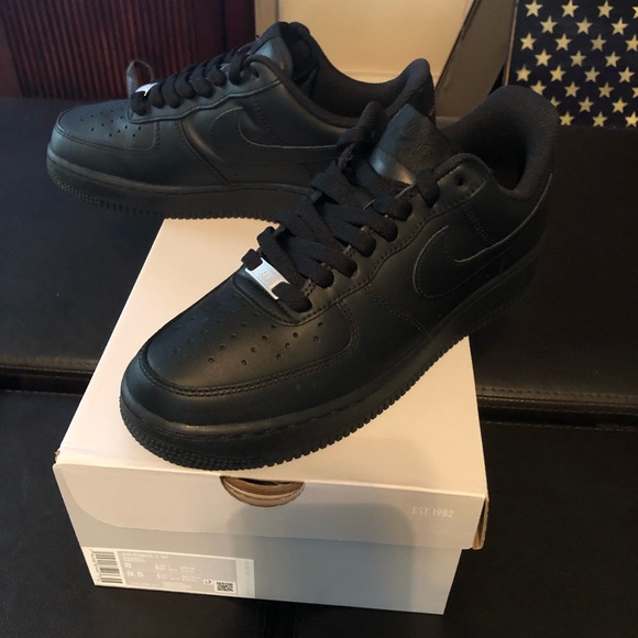 Nike Other - Nike Air Force 1, Black, Size 8 in Men, Size 9.5 in Women Size.